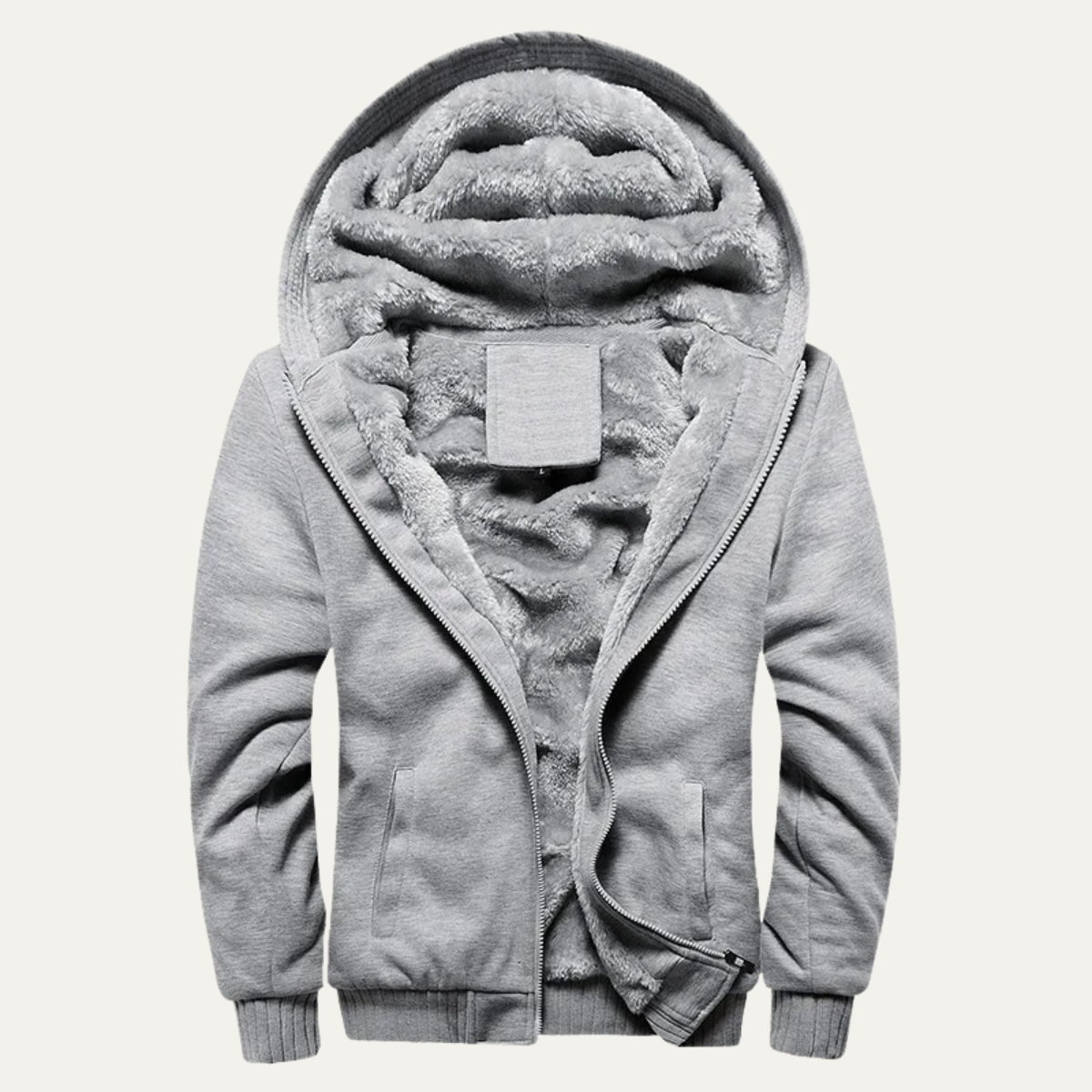 Men's Fleece Zip Up Hoodie Jacket