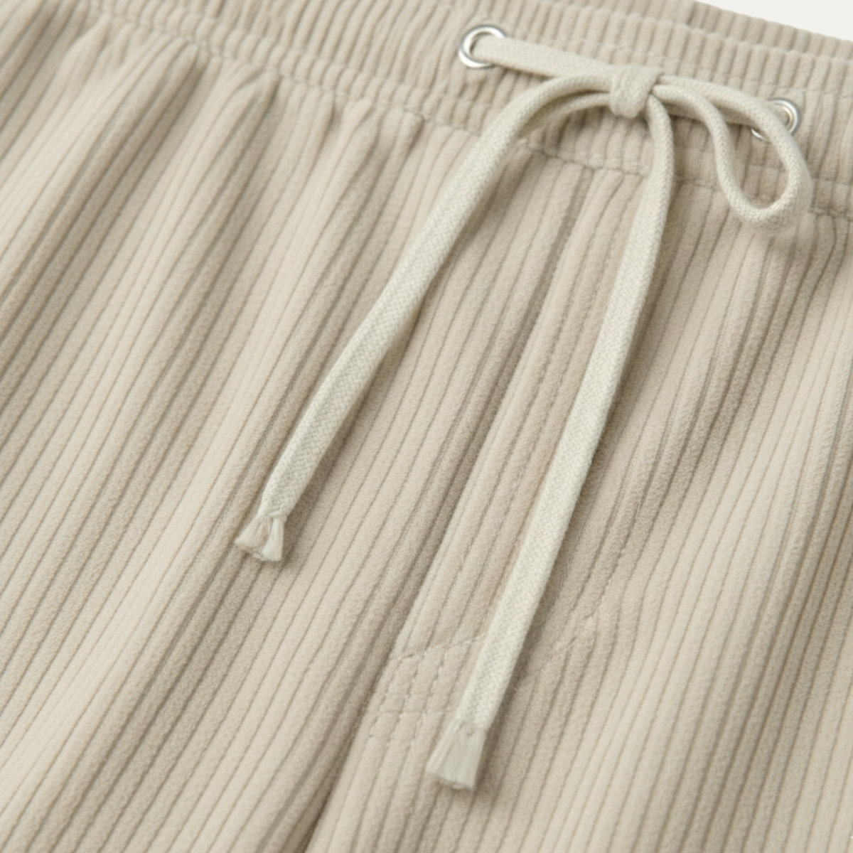 Men's Slim Fit Ribbed Pants Lightweight