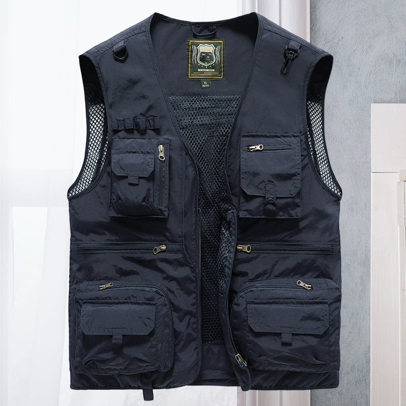 Men's Summer Vest Multi Pocket Design