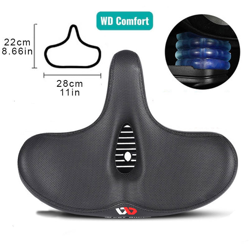 Comfortable Bike Saddle Extra Wide Seat