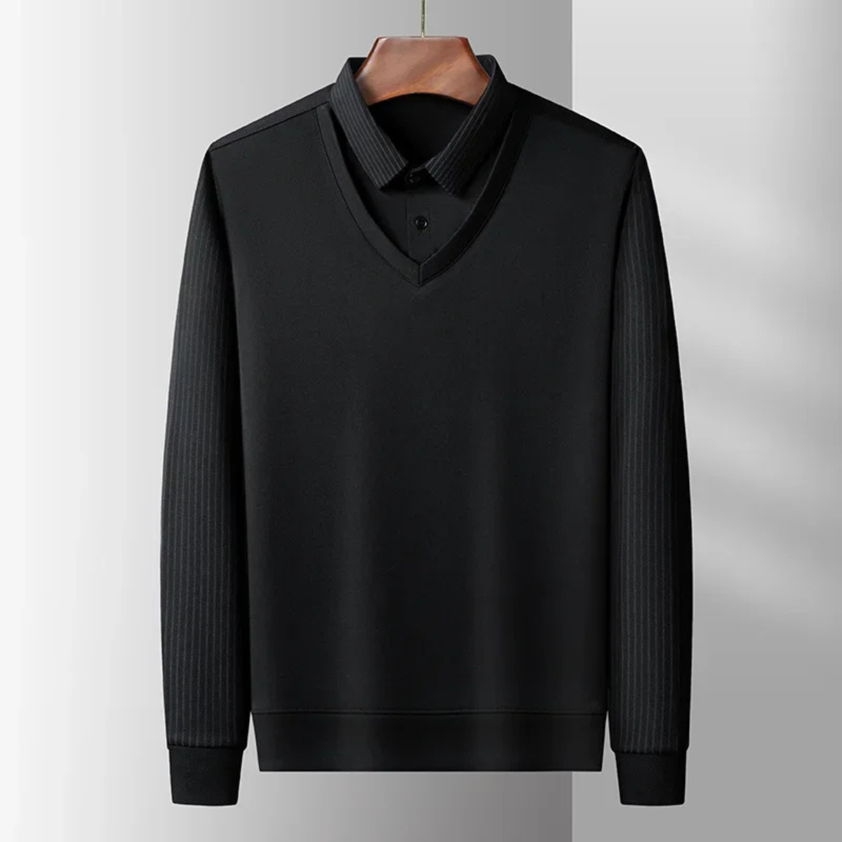 Men's Knit Polo Shirt Casual Business