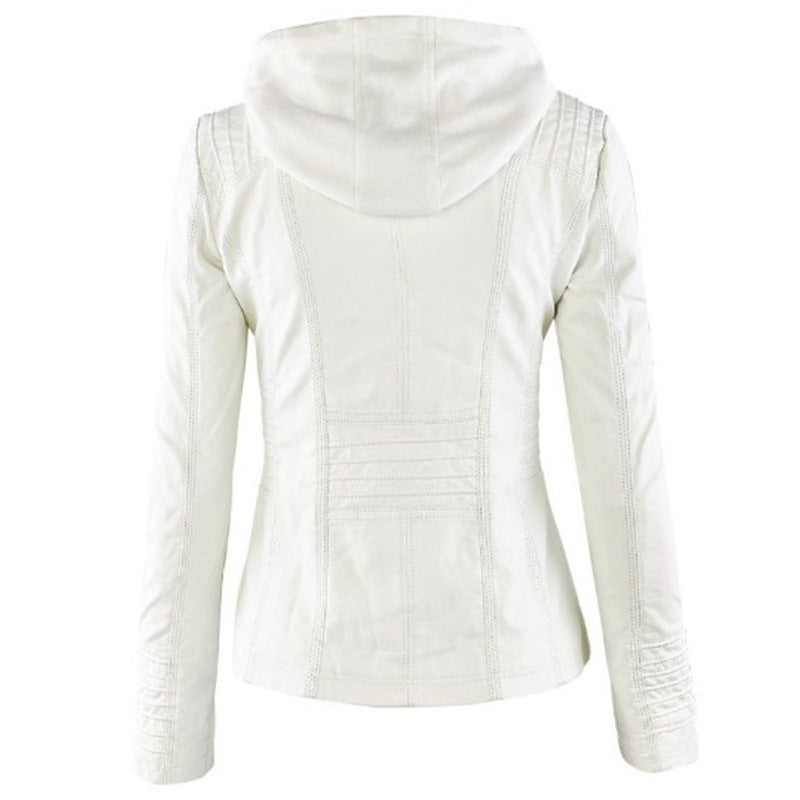 Women's Leather Summer Jacket Lightweight Brown