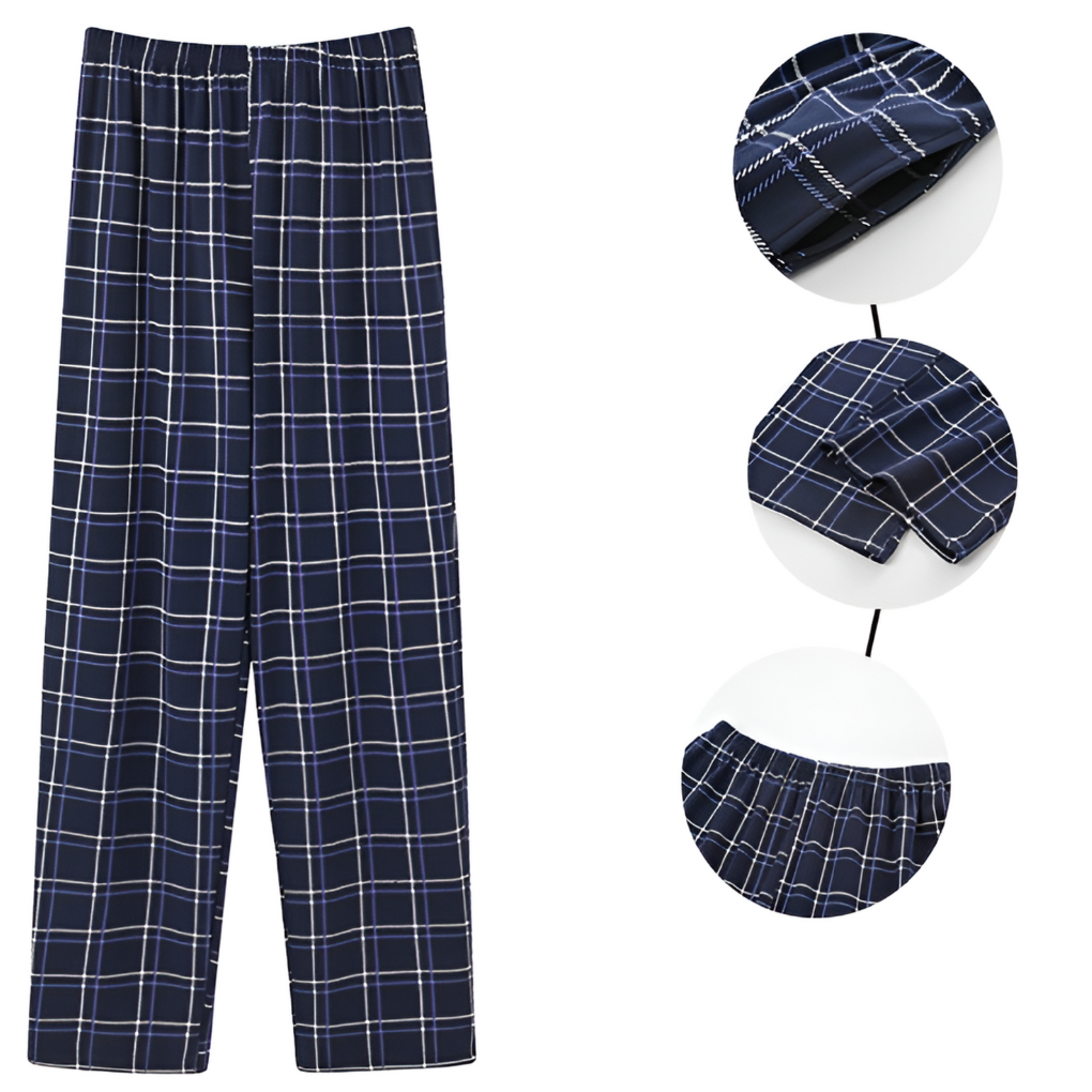 Men's Flannel Pyjama Bottoms 3-Pack
