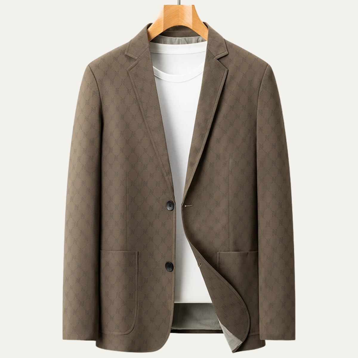 Men's Business Casual Jacket Lightweight Patterned