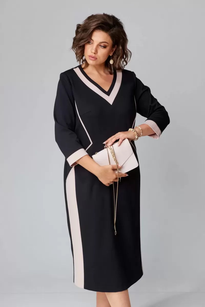 Elegant High Low Midi Dress