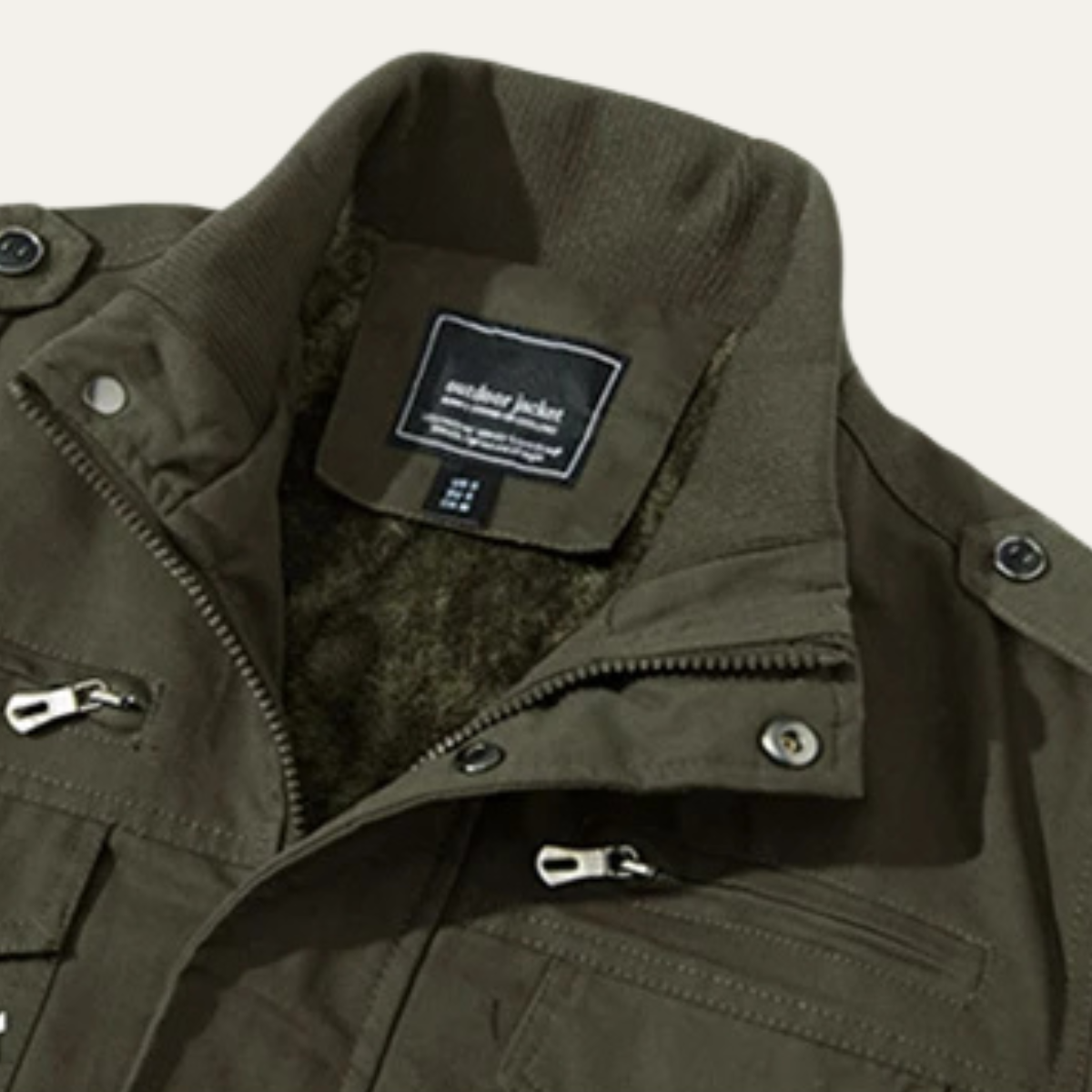 Macerata Men's Thermal Zip-Up Fleece Jacket