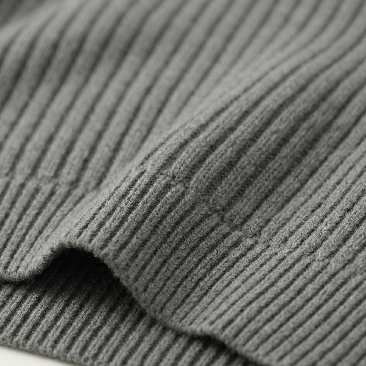 Men's Slim Fit Turtleneck Sweater Ribbed Knit