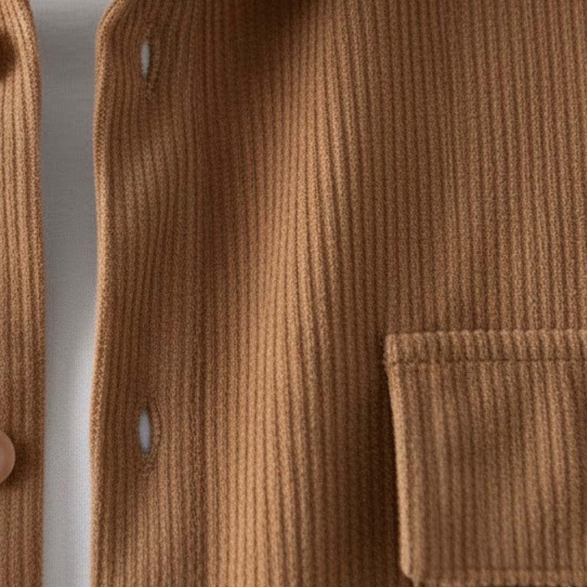 Men's Corduroy Summer Set Shirt And Shorts