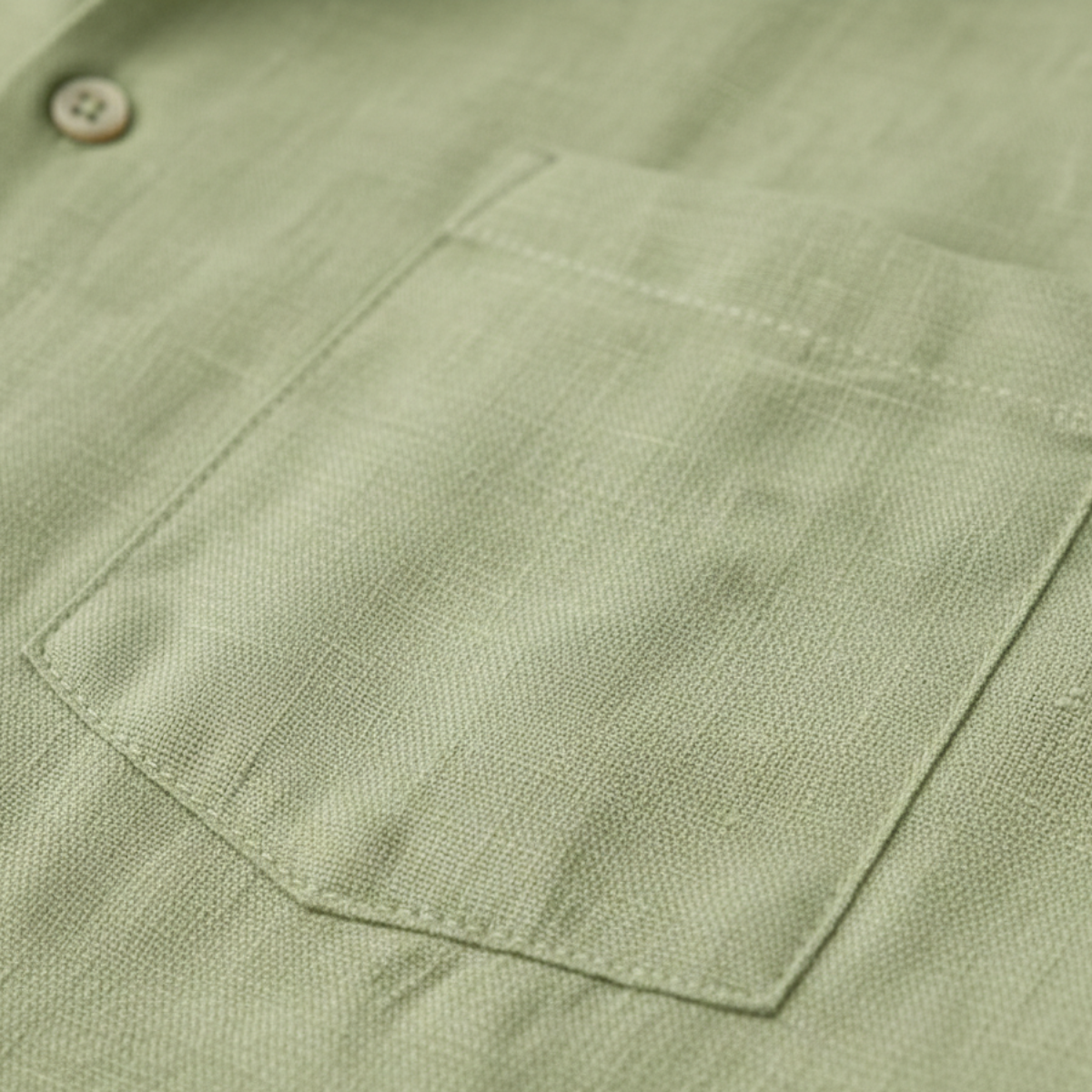 Men's Linen Shirt And Shorts Lightweight Summer Set