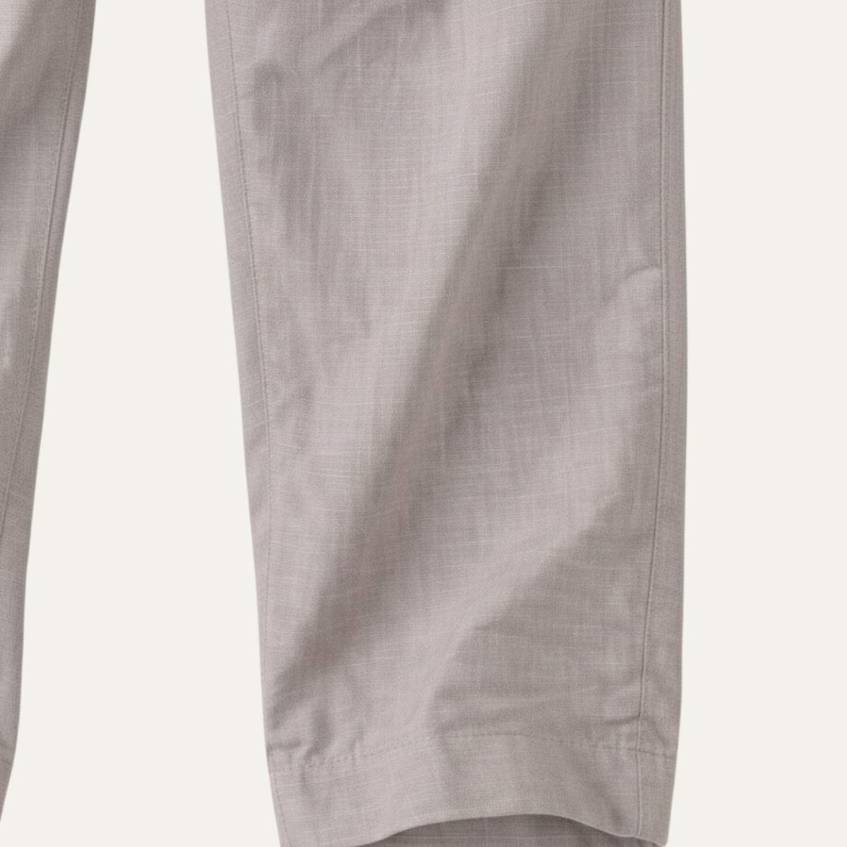 Men's Cotton Linen Straight Leg Pants Lightweight Beige