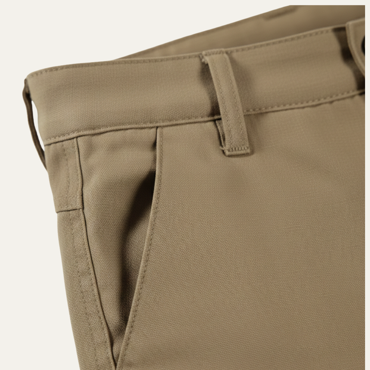 Men's Cargo Shorts Summer Casual Cotton Beige