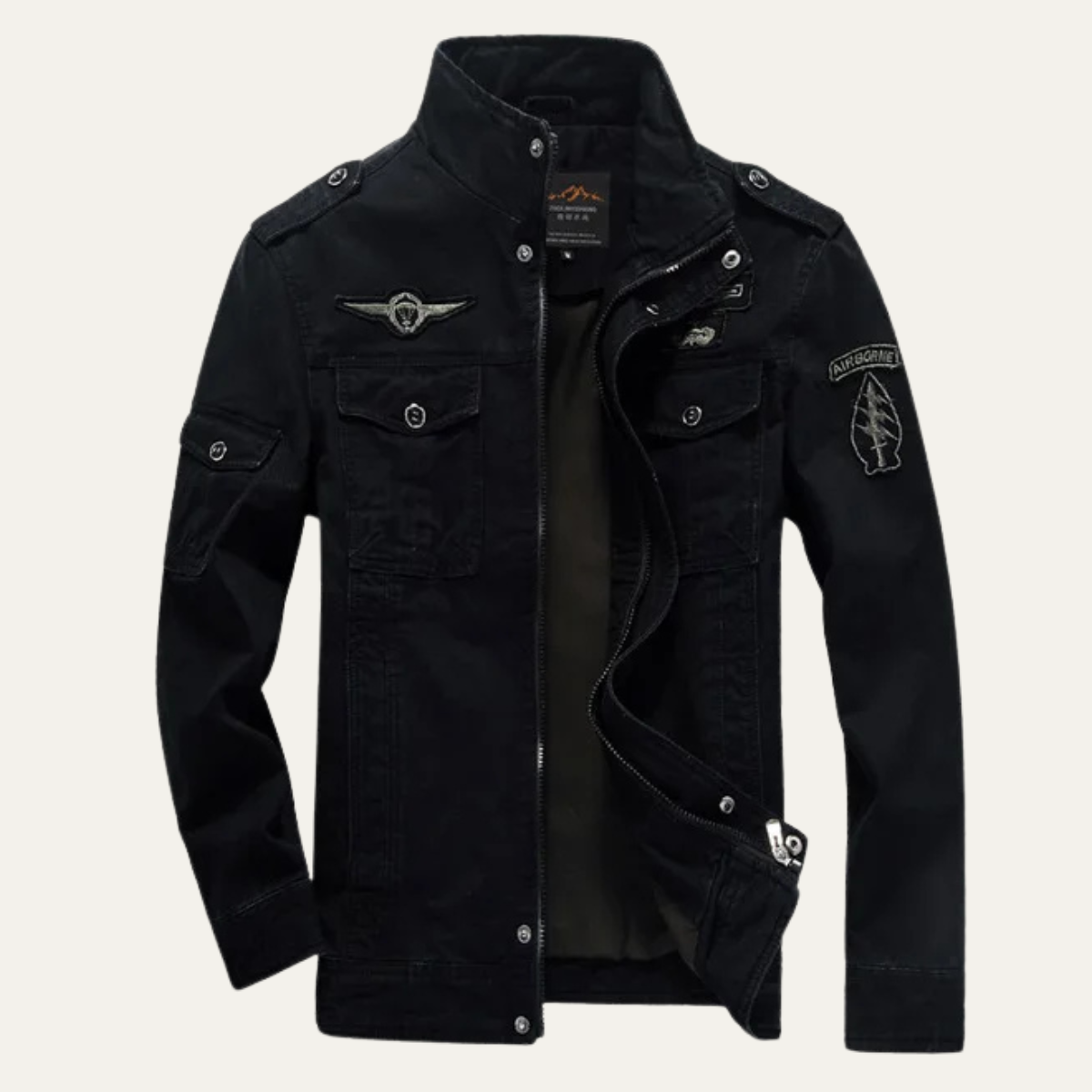 Men's Casual Military Cargo Jacket