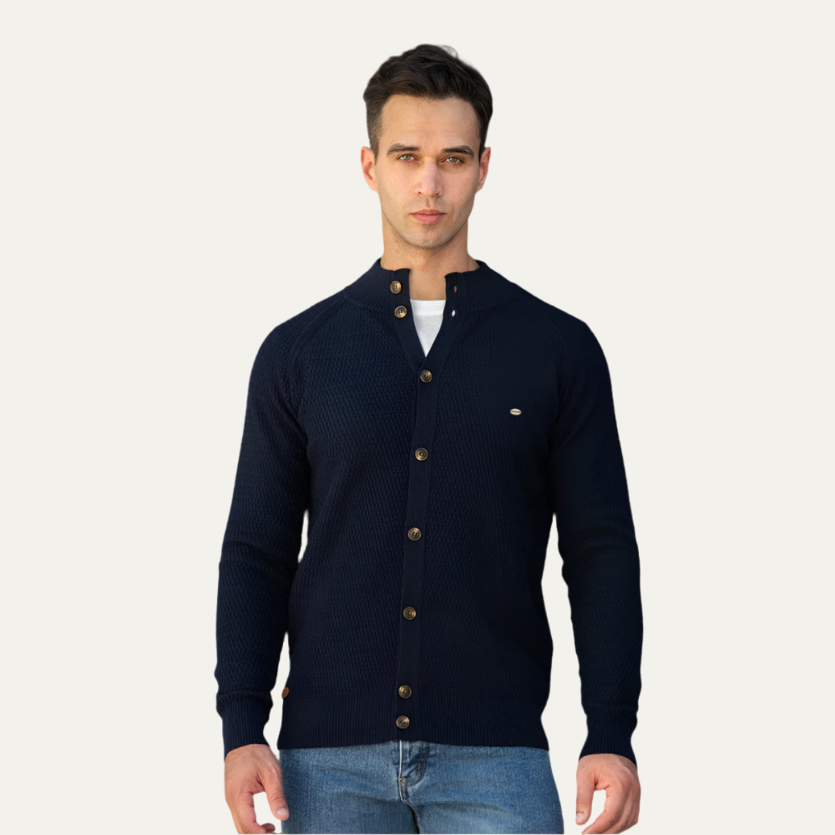 Men's Cotton Blend Cardigan