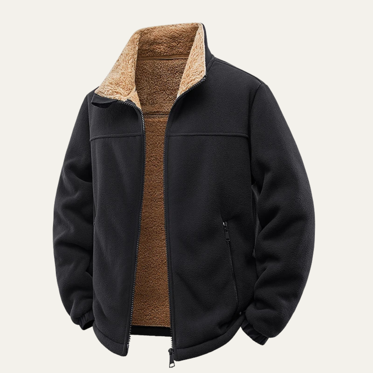Men's Fleece Jacket Warm Casual