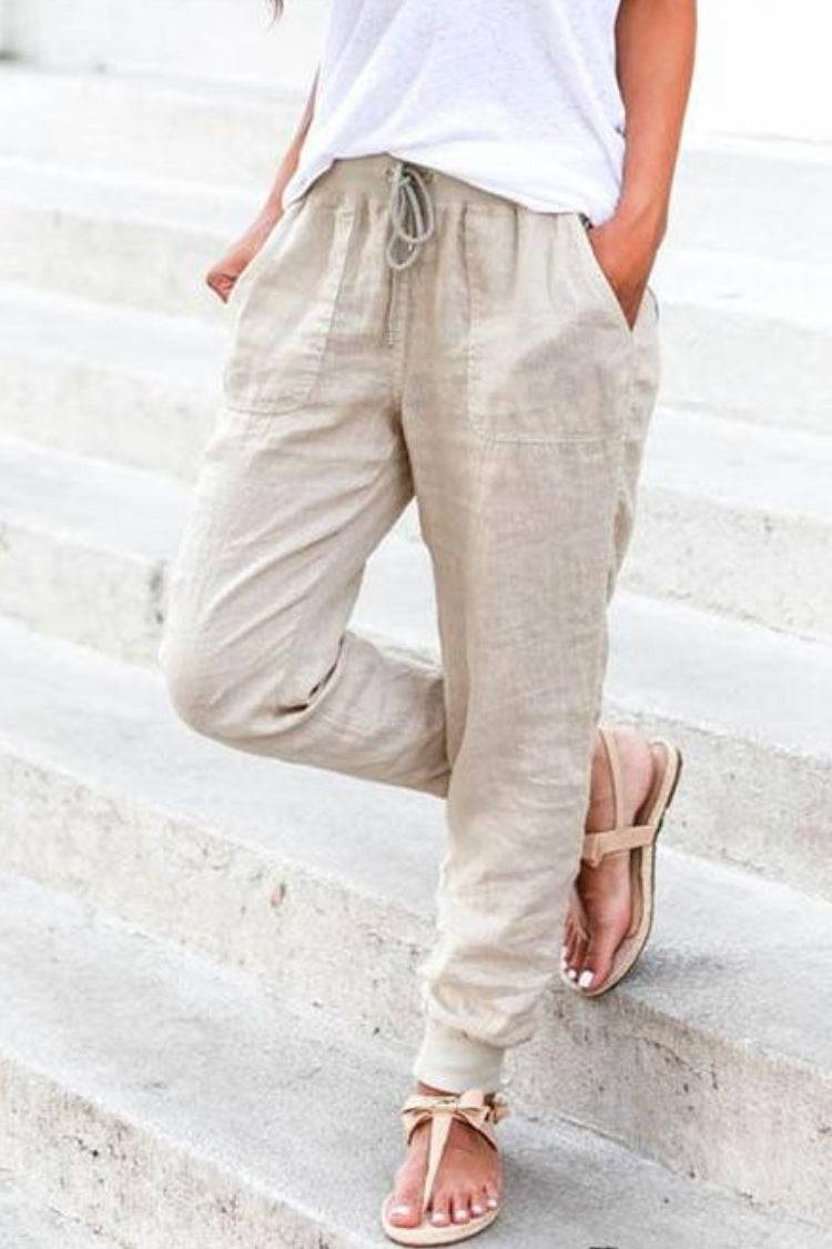 Comfortable Women's Elastic Waist Jogger Pants