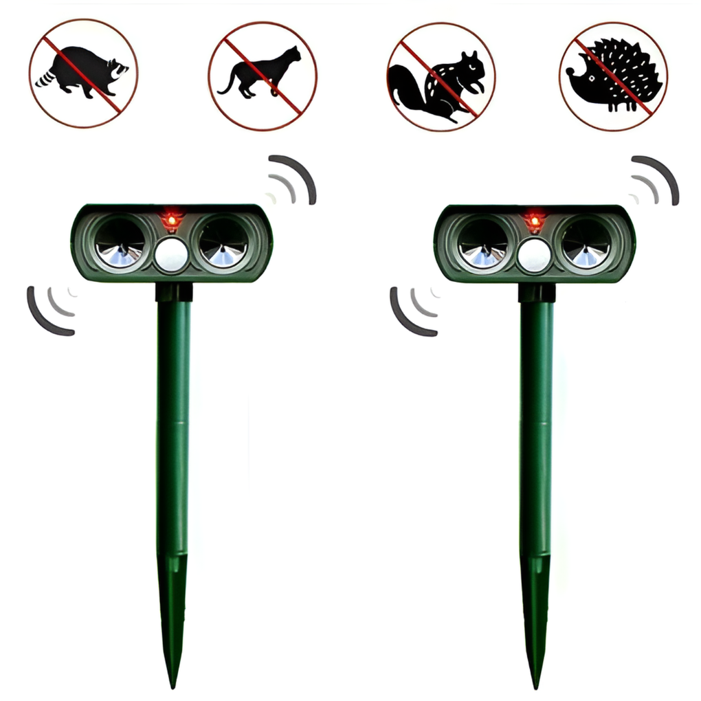 Solar Powered Infrared Animal Repeller