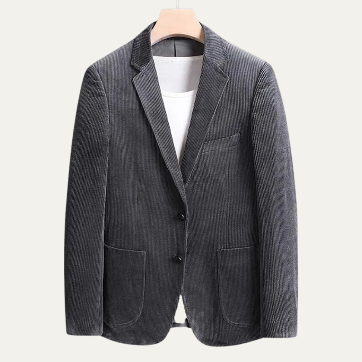 Men's Corduroy Blazer Jacket Thick Flannel
