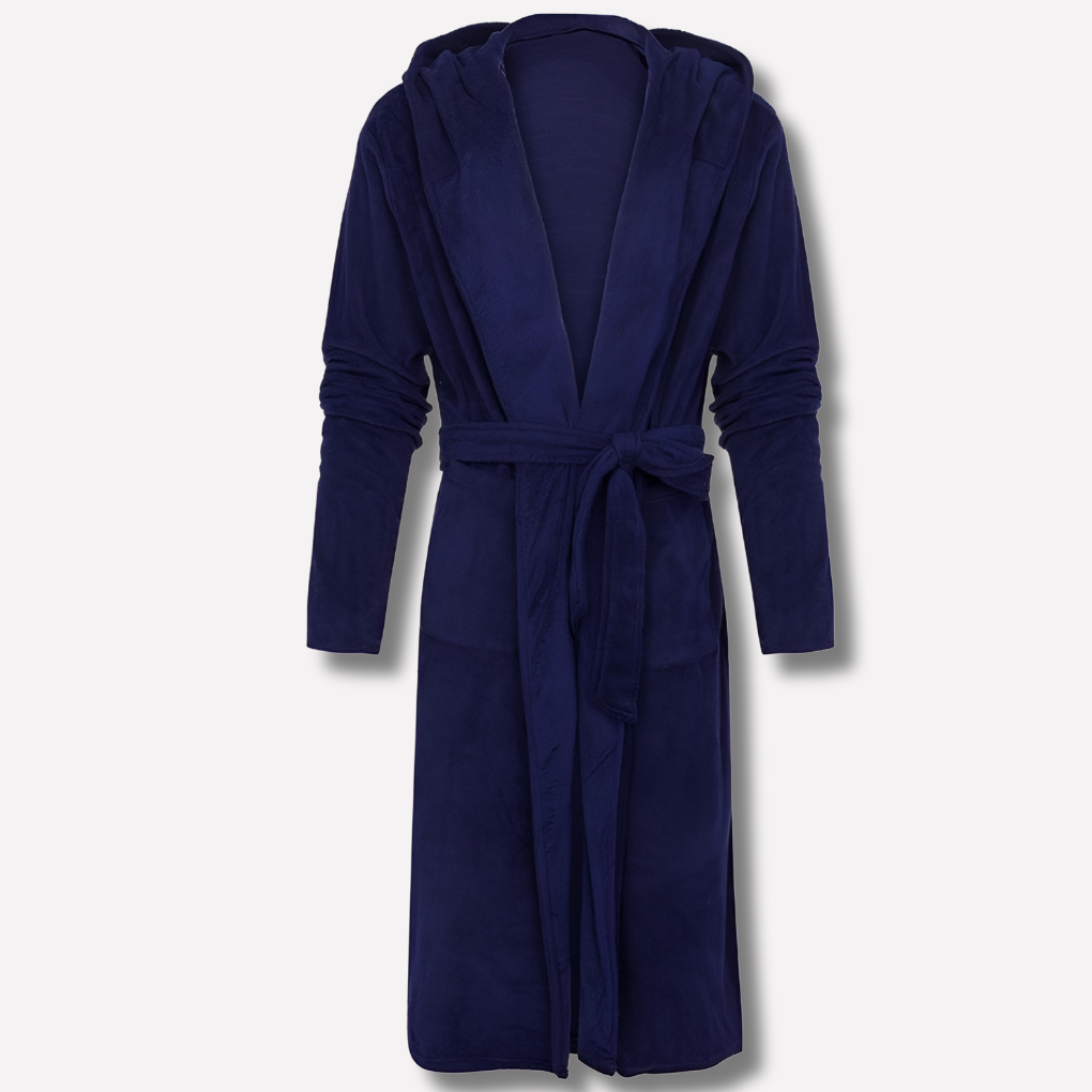 Men's Fleece Bathrobe Soft Comfortable
