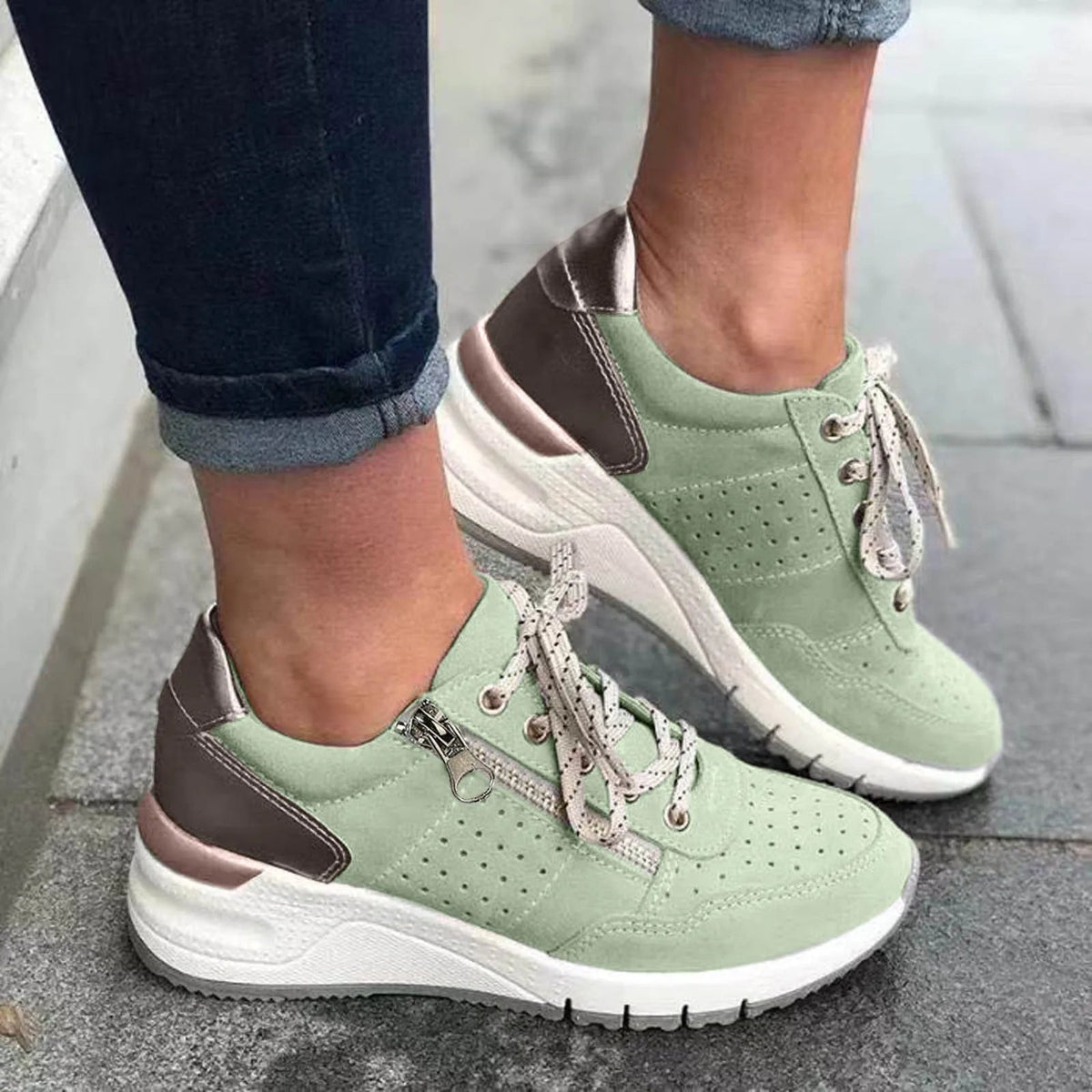 Women's Chunky Sole Sneakers