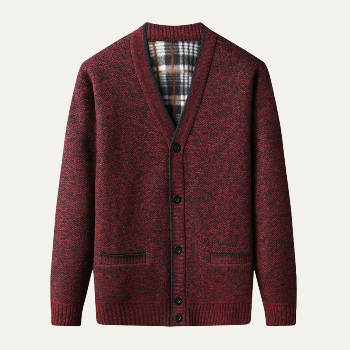 Men's Knitted V Neck Cardigan Warm Casual