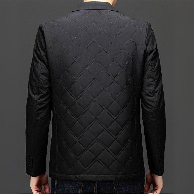 Luxury Quilted Silk Coats for Men