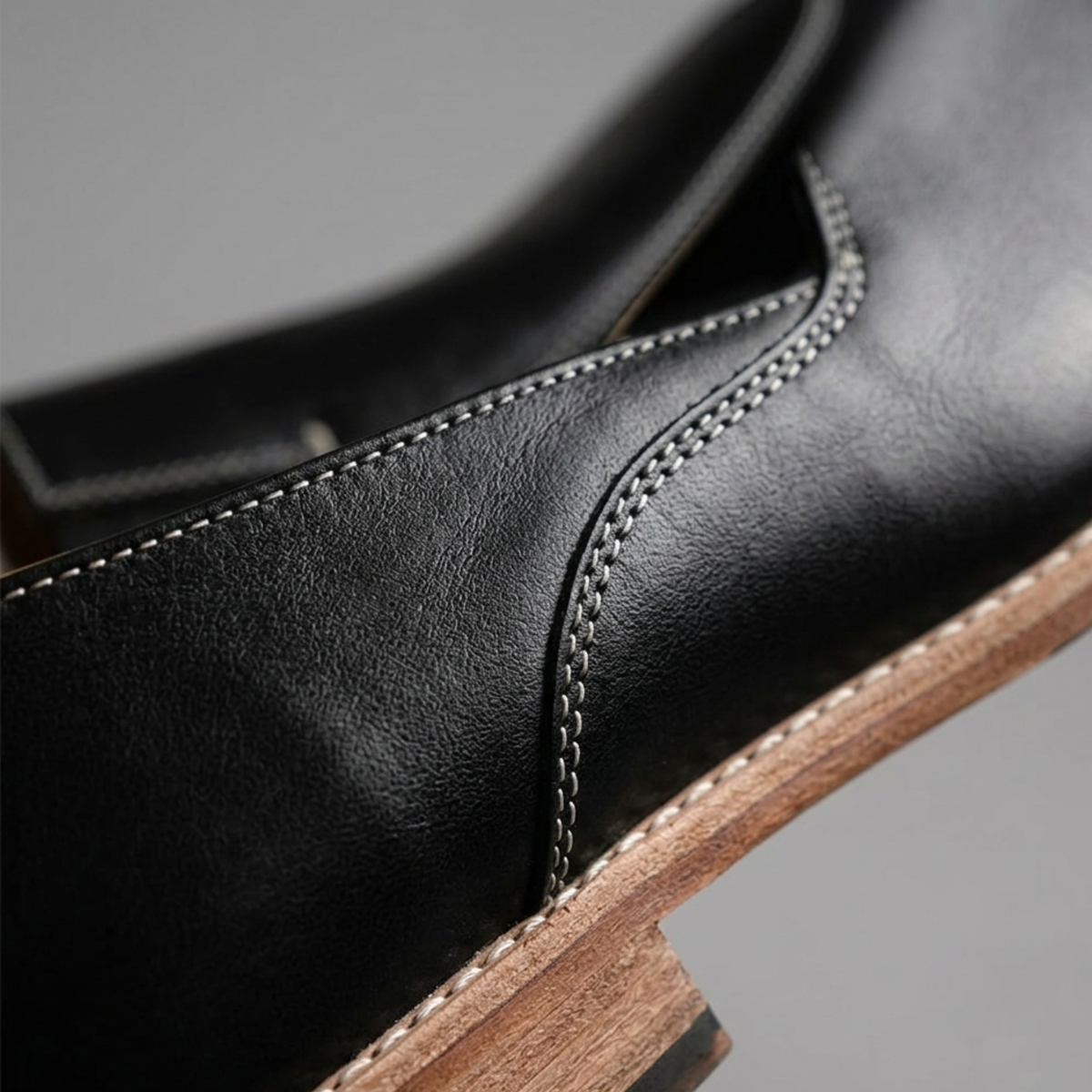 Leather Loafers Women Slip On Pointed Toe