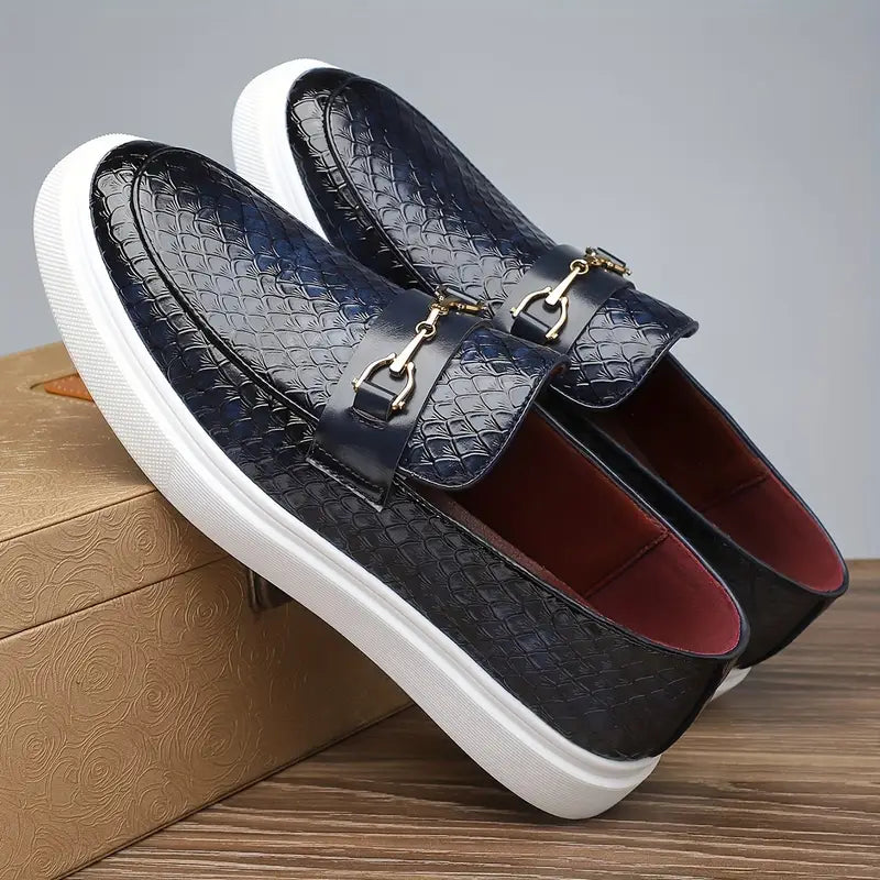 Chilton Men's Orthopedic Leather Slip On Shoes