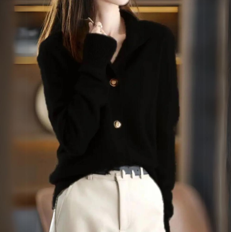 Chic Women's Open Front Cardigan
