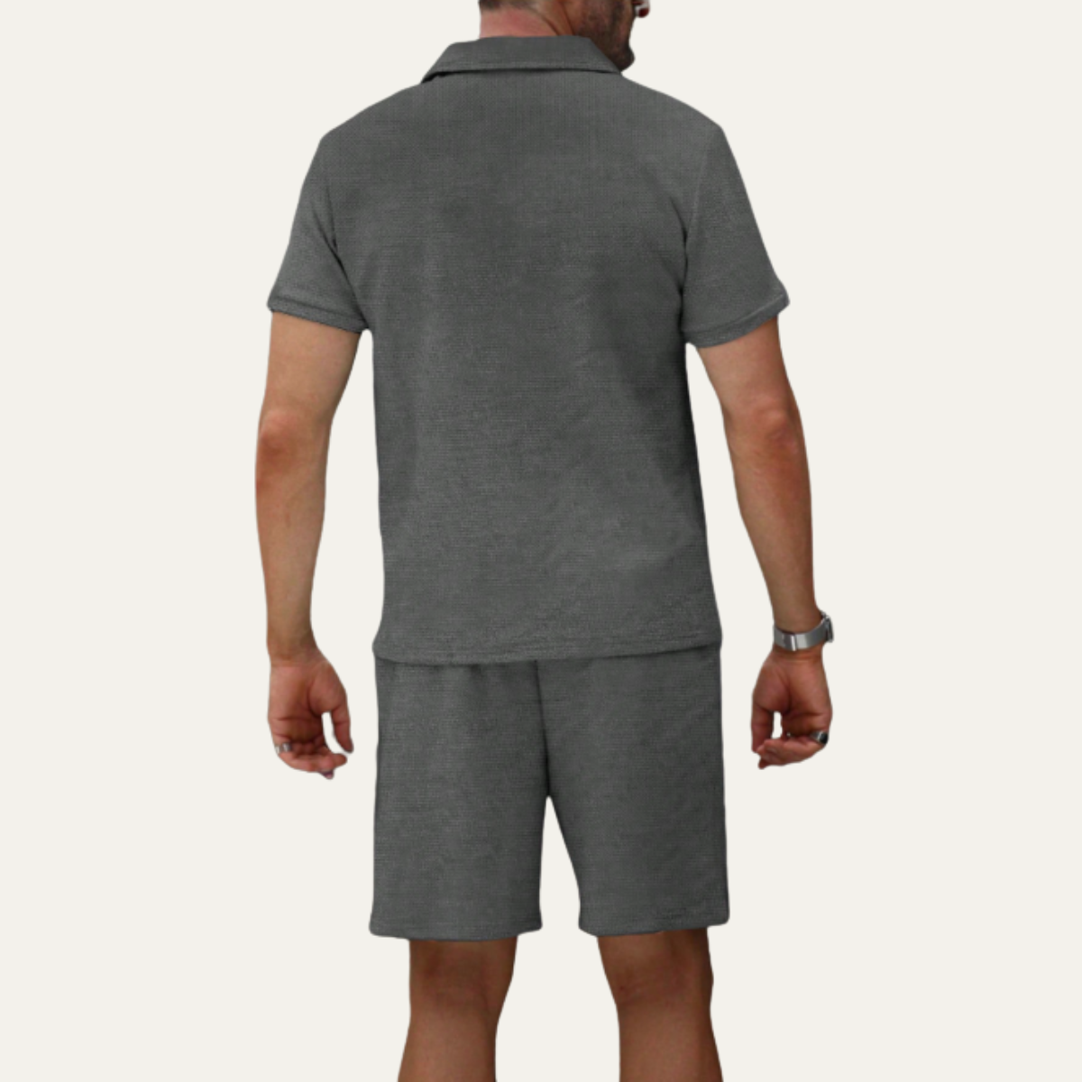Men's Trendy Shirt And Shorts Set