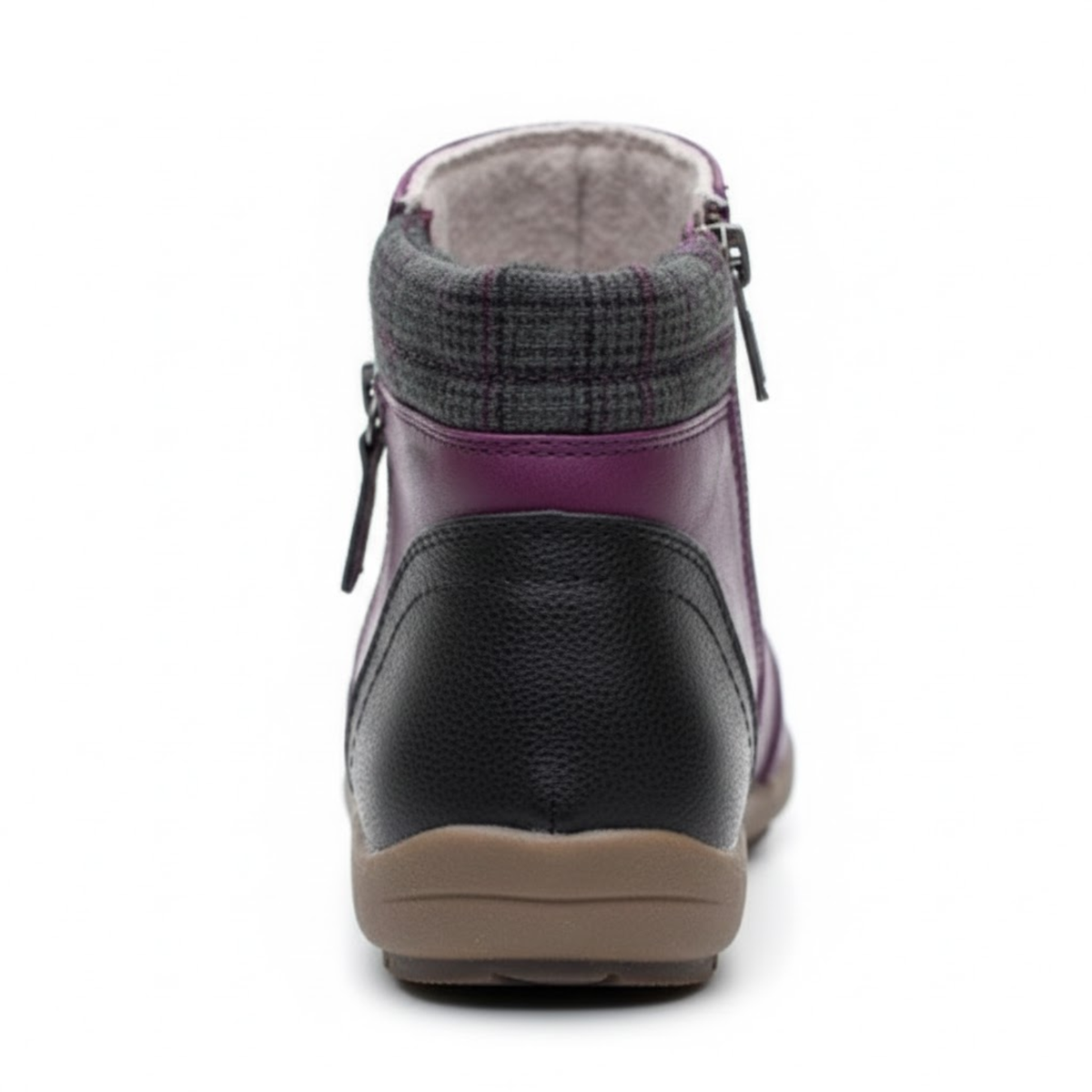 Women's Low Heel Round Toe Elastic Boots