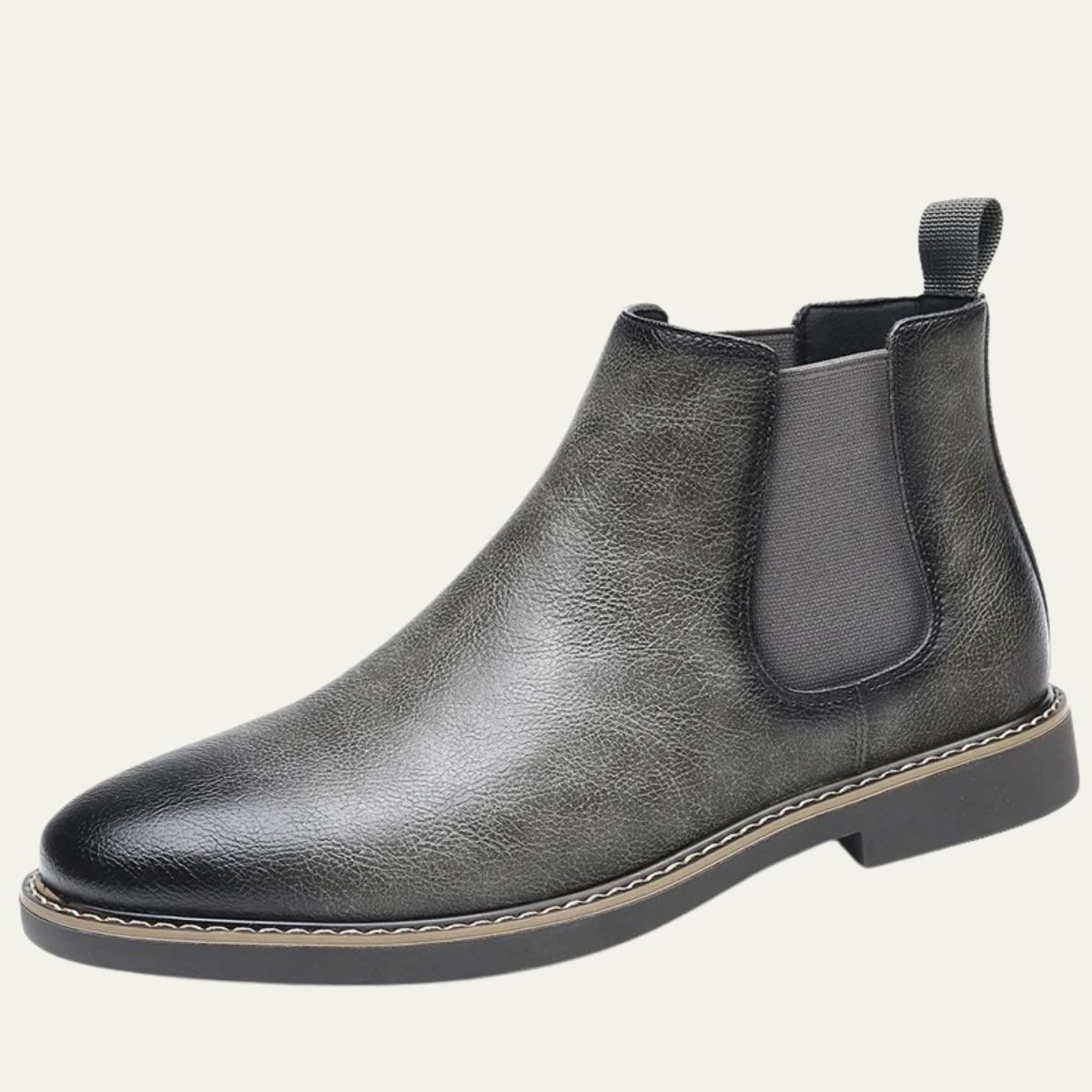 Vernaccia Men's Pointed Toe Ankle Leather Shoes