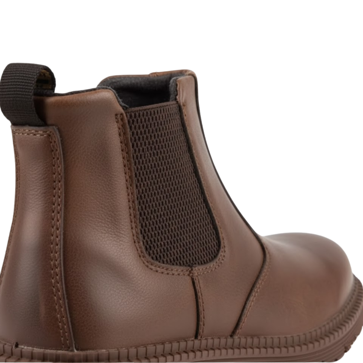Durable Men's Leather Steel Toe Work Boots Waterproof
