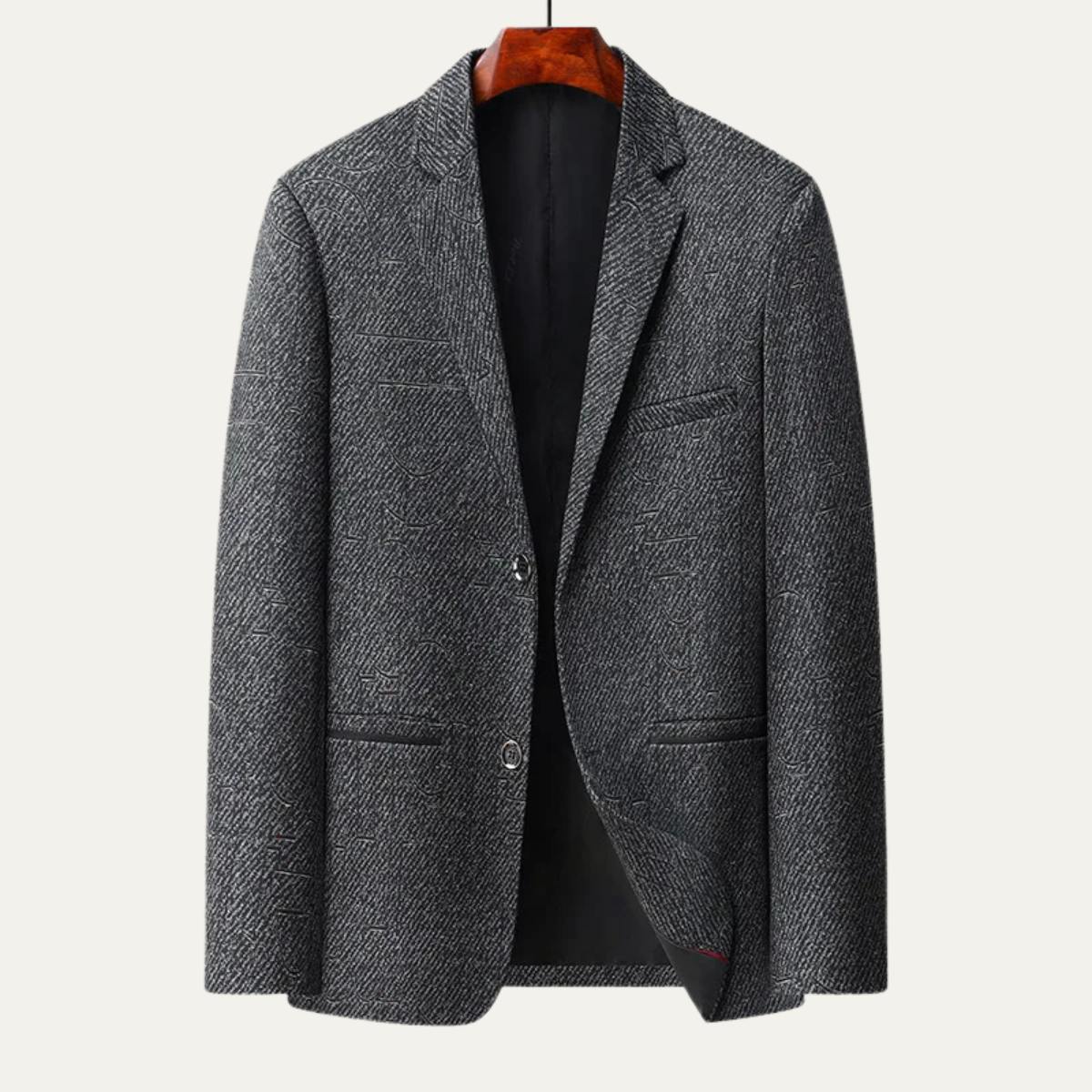 Men's Slim Fit Checked Blazer Suit