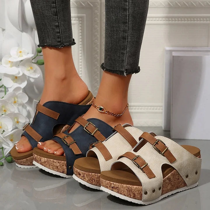 Comfortable Women's High Wedge Orthopedic Sandals
