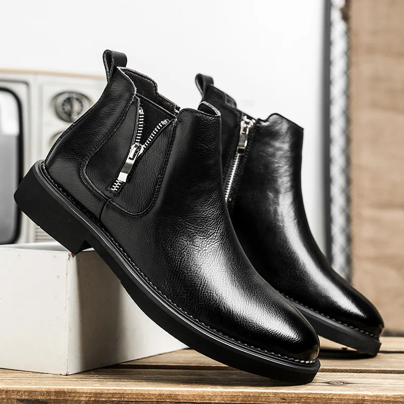 Men's Chelsea Boots Vintage Leather
