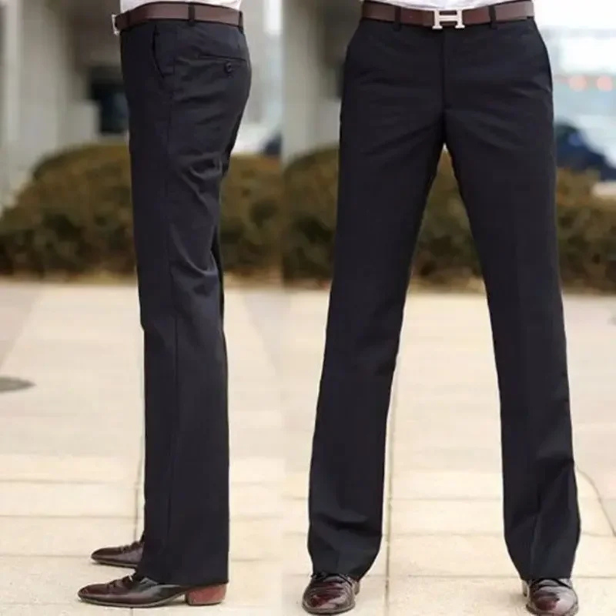Men's Slim Fit Wrinkle Resistant Dress Pants