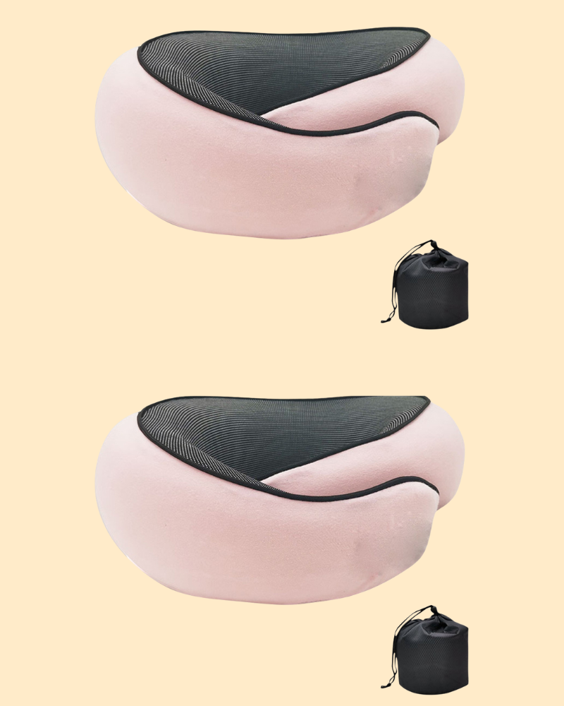 Ergonomic Memory Foam Travel Neck Pillow