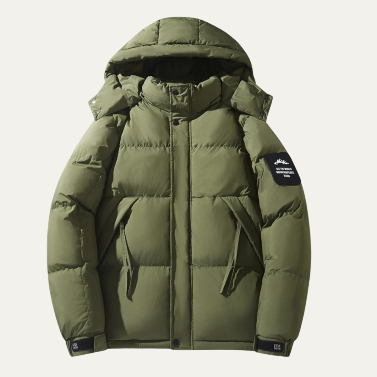 Men's Detachable Hood Jacket Loose Fit