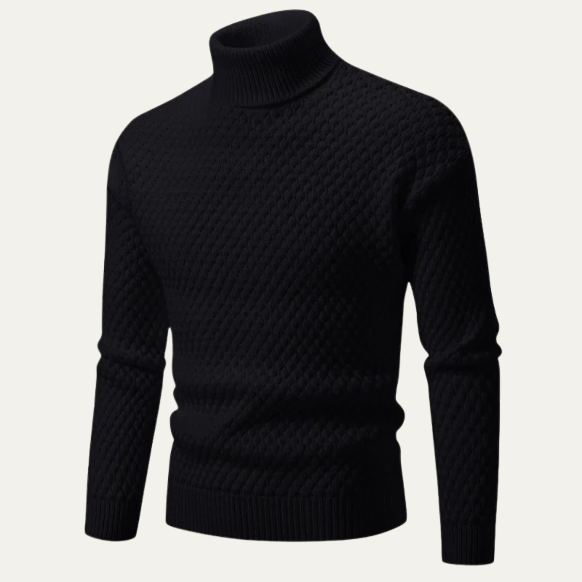 Men's Winter Knit Turtleneck Sweater