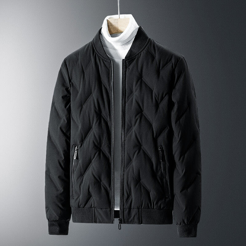Warm Quilted Down Filled Jacket
