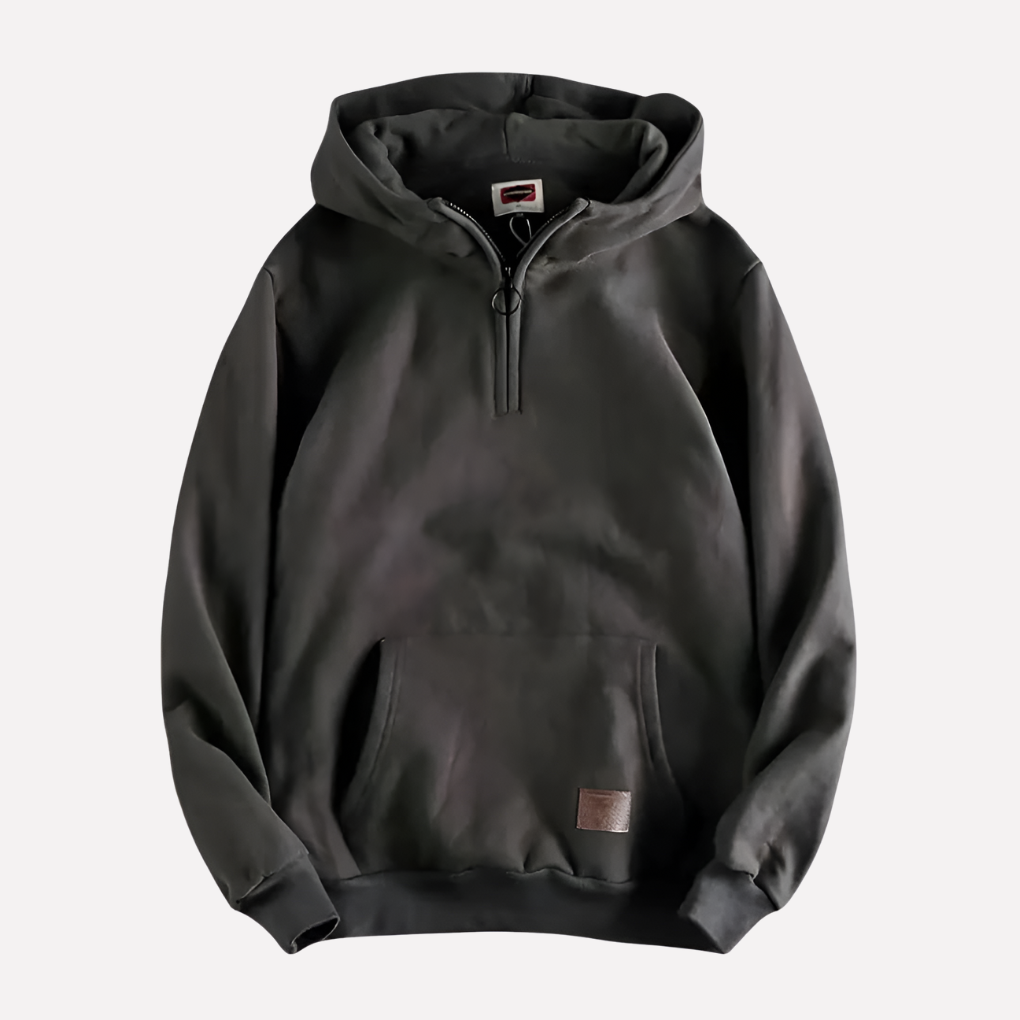 Men's Half Zip Fleece Hoodie