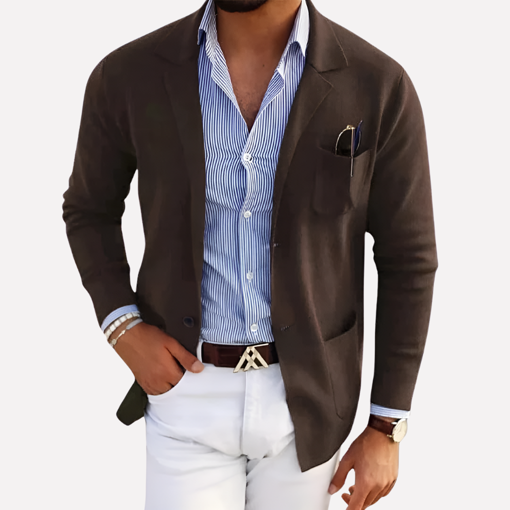 Men's Knit Blazer
