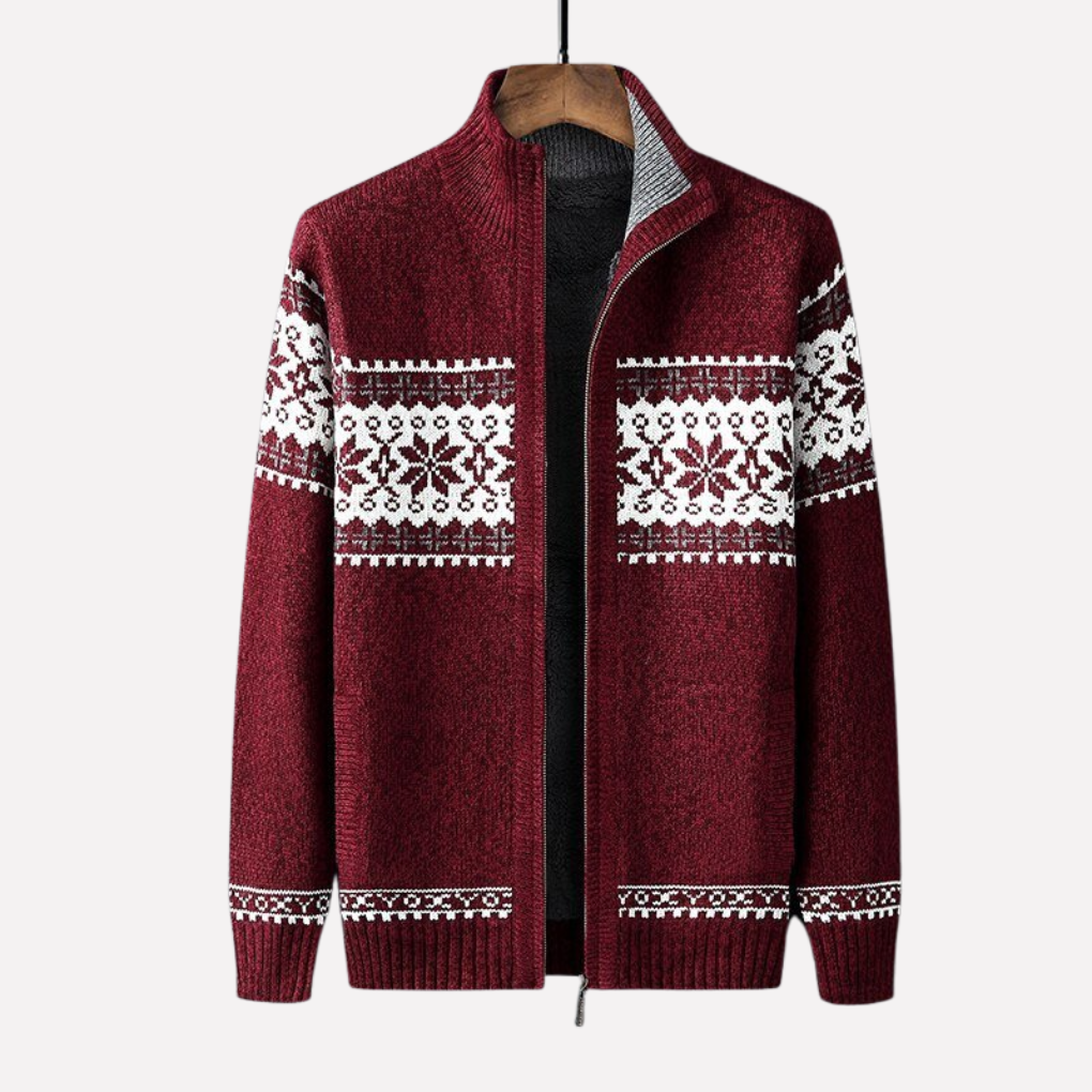 Men's Knitted Winter Cardigan