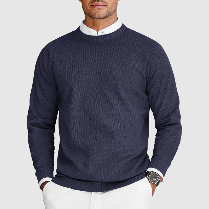 Soft Chunky Crew Neck Sweater