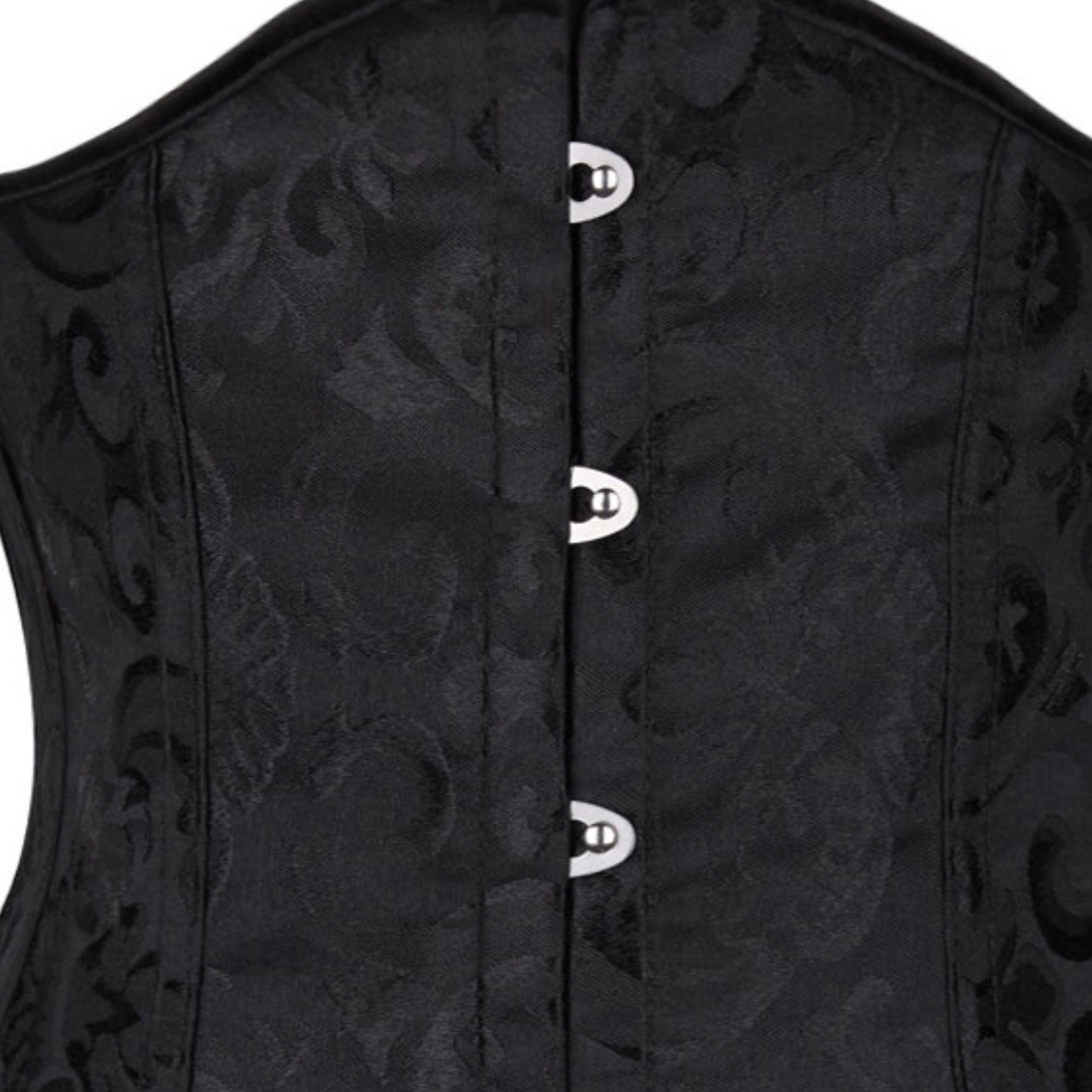 Women’s Jacquard Waist Trainer Corset Steel Boned Shapewear