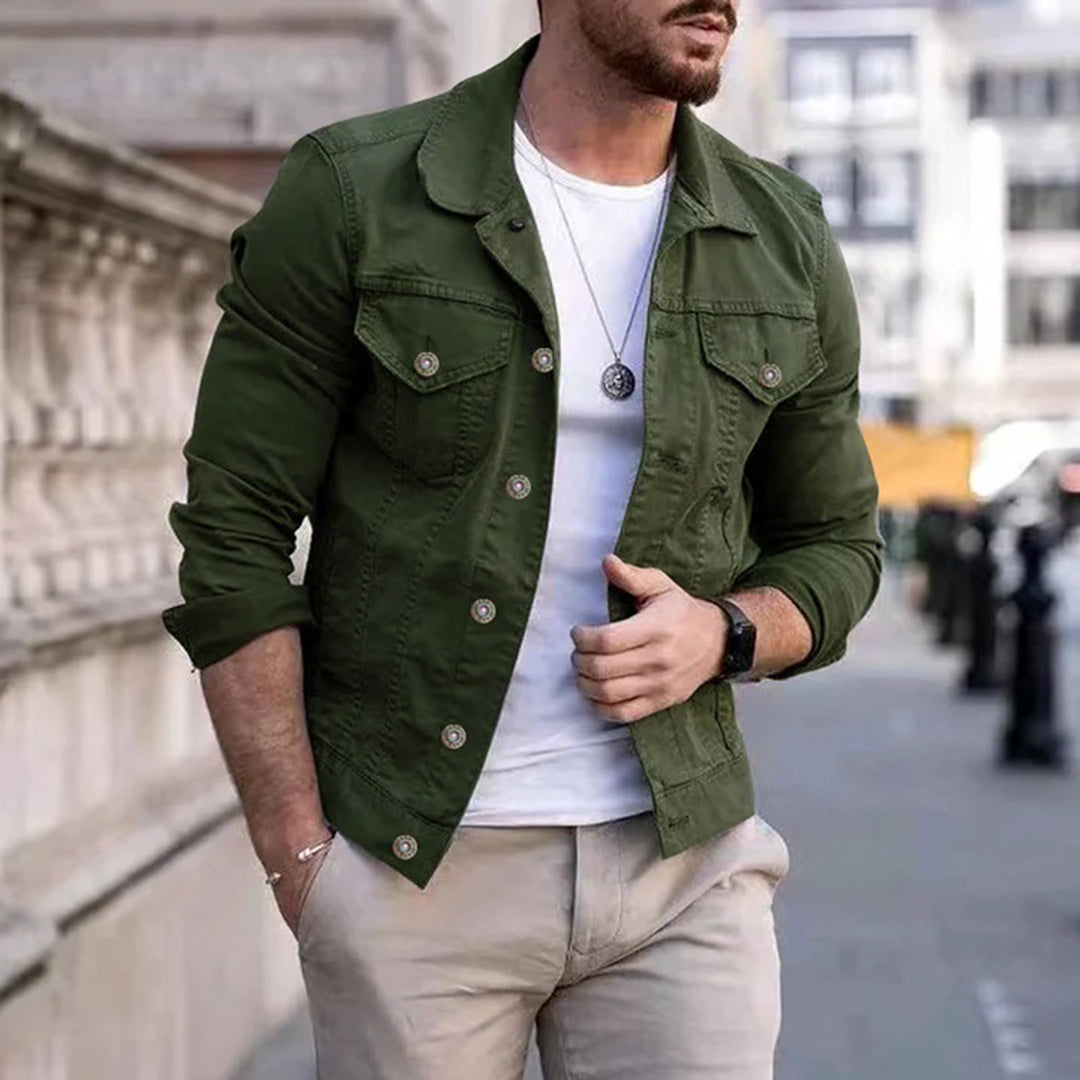 Men's Spring Jacket Lightweight Waterproof Navy