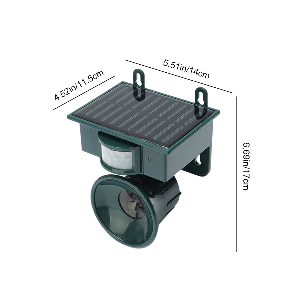 Motion Sensor Bird Repeller Ultrasonic Scarer