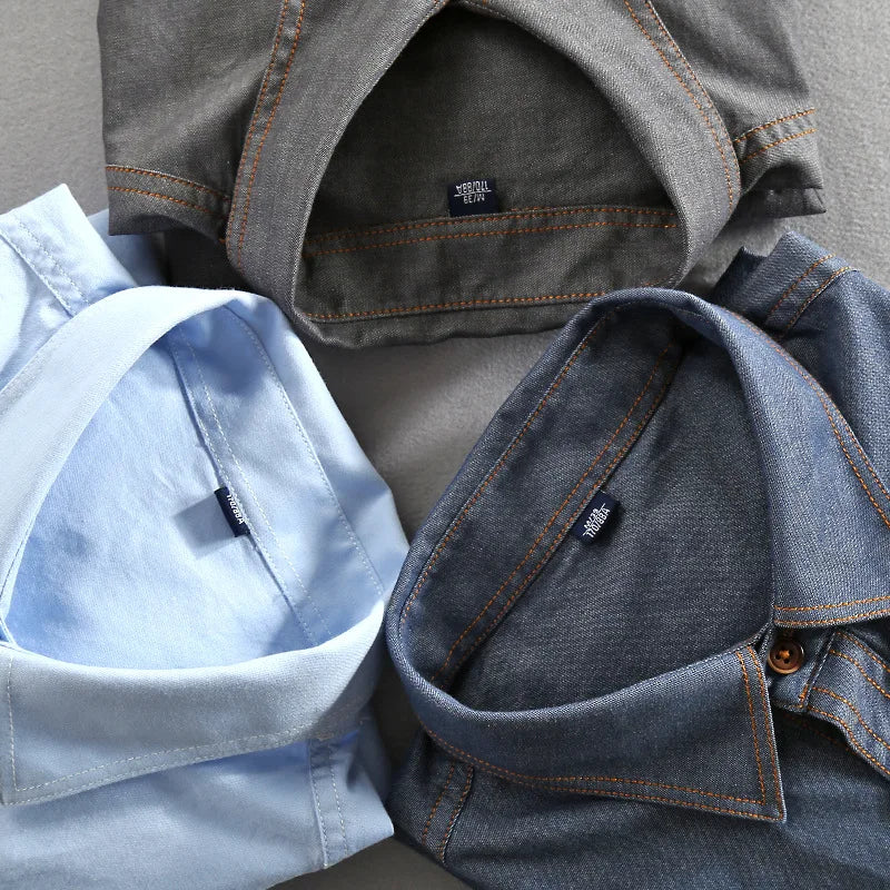 Pure Cotton Casual Button Shirt