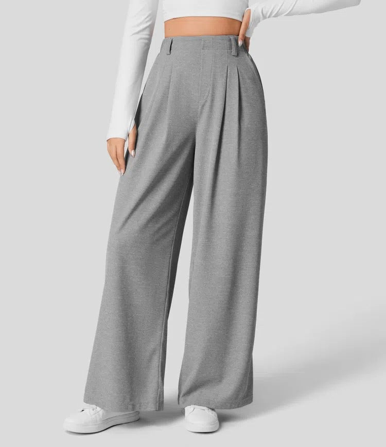 Comfortable Fit Wide Leg Pants