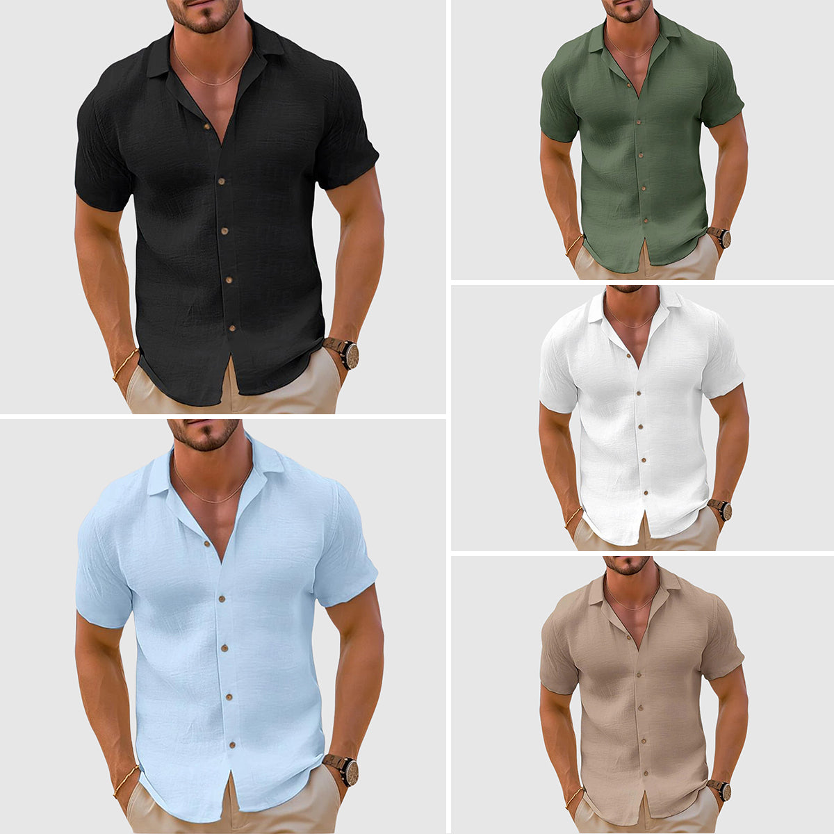 Lorenzo Men's Casual Blouse